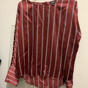 Express striped dress shirt